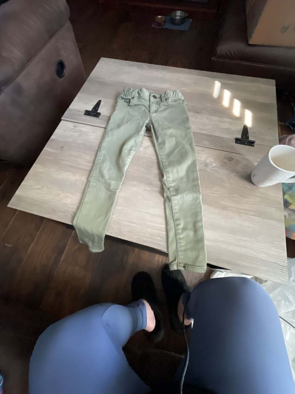 Gap Stretch Super Skinny Jeans Size 6 Regular Green